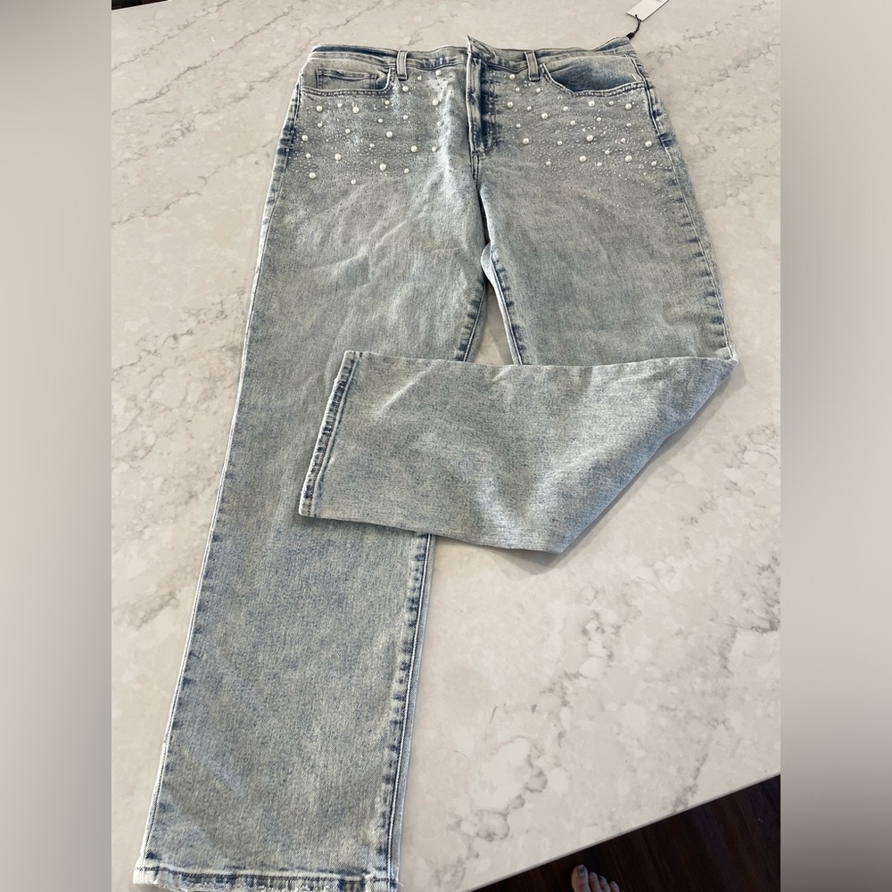 Joe’s Jeans Embellished High Rise Cigarette Jean